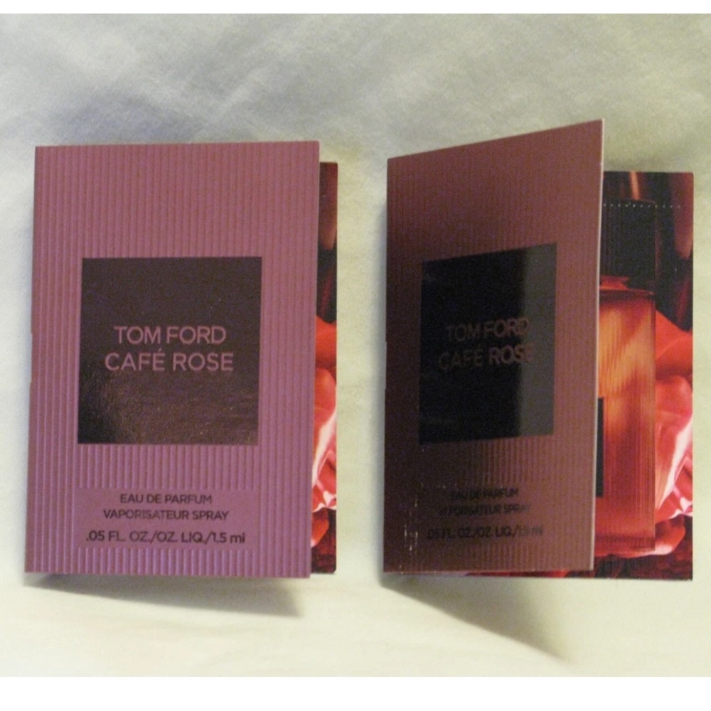TOM FORD 'Cafe Rose' EDP Set of 2 Travel Bottles NEW Authentic